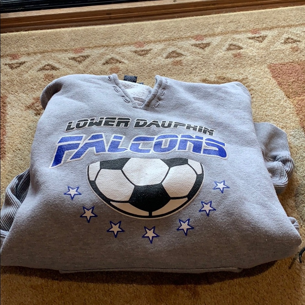 Grey Lower Dauphin Soccer sweatshirt